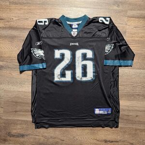 Lito Sheppard Philadelphia Eagles Black Reebok Jersey Size XXL #26